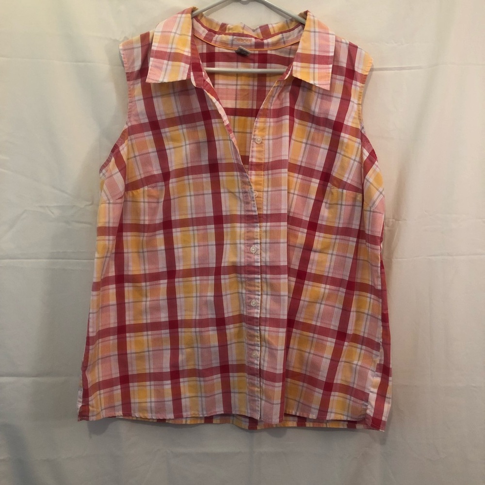 🌟FINAL PRICE 2/$5— Sleeveless Collared Shirt